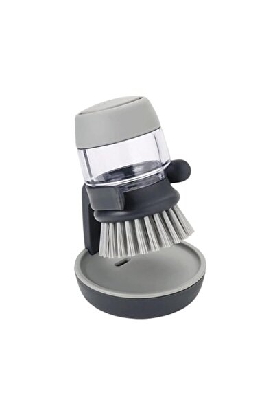 Generic فرشاة أطباق ديفسيدار مع موزع صابون، فرشاة تنظيف المطبخ لغسل الأطباق م...