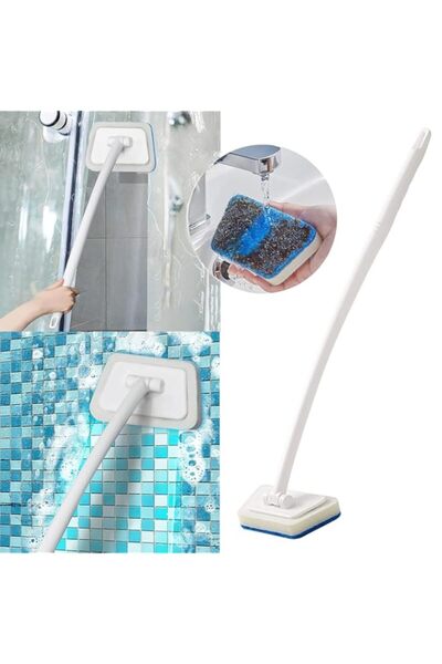 Generic فرشاة حوض الاستحمام القابلة للإزالة من TERRIFI، فرشاة حائط الحمام، فر...