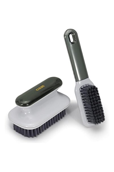 Generic مجموعة فرش التنظيف LKTOCAFT مكونة من قطعتين، فرش سجاد ناعمة الشعيرات،...