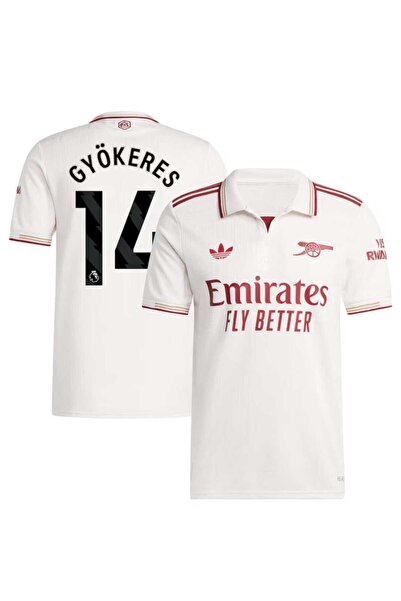 Lion Spor قميص أرسنال 2025/26 للموسم الجديد فيكتور جيكيريس (أبيض)