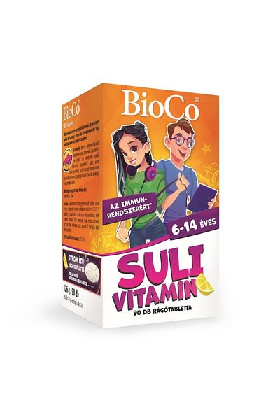Bioco Vitamin for Schoolchildren with Flavors x 90 Chewable Tablets /