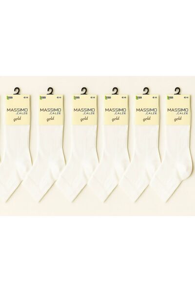 MASSİMO CALZE Men's Seamless Bamboo Socks 6 Pack