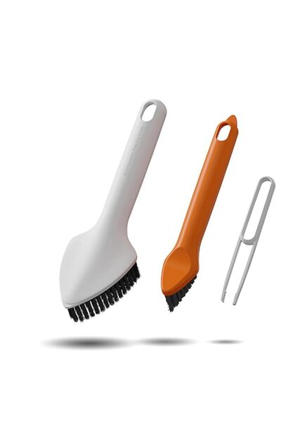 Generic فرشاة تنظيف متعددة الوظائف 3 في 1، في 1 فرشاة تنظيف بلاط حوض الاستحما...