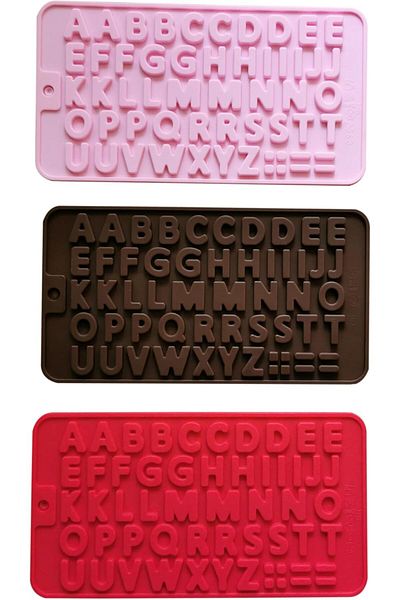 Generic Alphabet Silicone Mould Set - 3 Pack