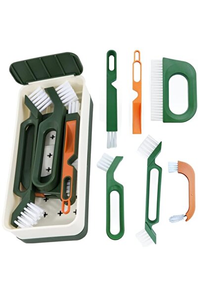 Generic مجموعة فرشاة Azonee Gap، أدوات تنظيف الشقوق المحمولة، فرشاة تنظيف الج...