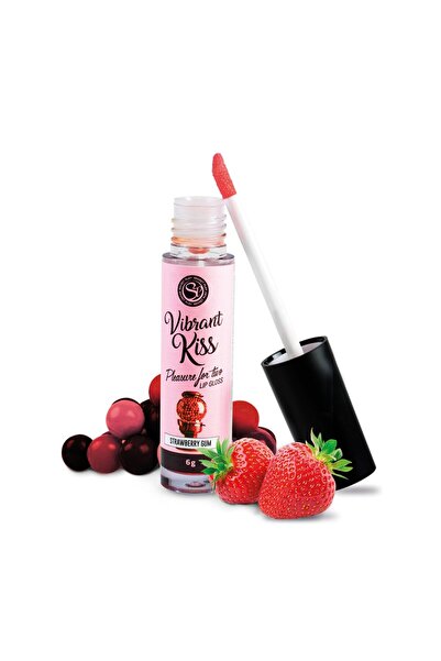 SECRET PLAY Luciu de Buze , Stralucire Senzuala cu Aroma de Capsuni, Vibrant ...