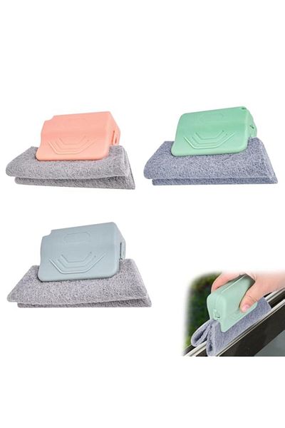 Generic Magic Window Track Cleaner,New Window Groove Cleaning Brush Tools Set,Hand-held Window Track Cleane