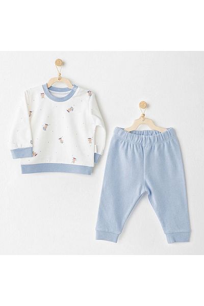 Budi Andywawa ac26074 rainbow 2-piece set blue