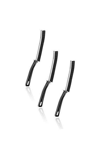Generic Sweet seven 3PCS Crevice Cleaning Brush Set - Hard Bristle Cleaner Brushes for Home, Kitchen, Small