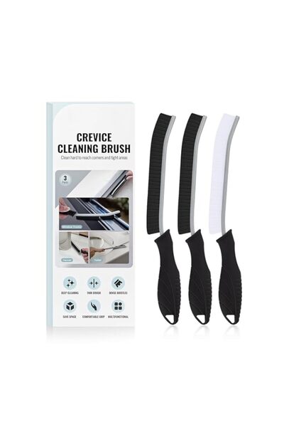 Generic 3 فرشاة تنظيف الشقوق ذات الشعيرات الصلبة، أدوات التنظيف، المنزل، المط...