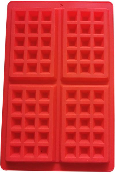 Generic Silicone Waffle Maker Mold – Non-Stick 4-Cavity