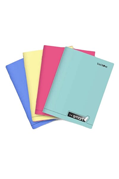 ÇINAR DEFTER I'm Smart غطاء بلاستيكي مخيط مقاس A4 80 ورقة مسطرة