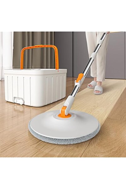 Generic مجموعة دلو ممسحة دوارة من MUMOO BEAR، ممسحة أرضية للاستخدام الجاف وال...