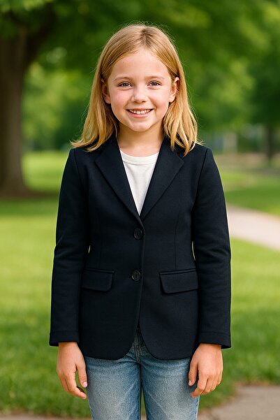 SeaBubbles Kız Çocuk Okul Ceketi