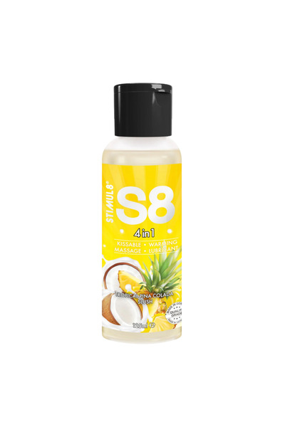 Stimul8 S8 Lubrifiant, S8 4in1 Tropical Pina Colada Slush, Gel de Masaj, Inca...