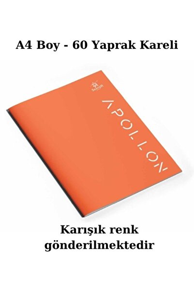 Sentor 60-сторінковий шкільний зошит у клітинку, обкладинка з поліпропілену, дротяна спинка, формат А4