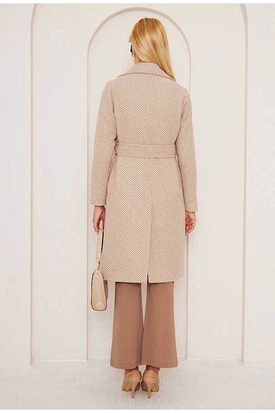 STILVANA FISHBACK LONG COTTON COAT