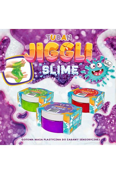 Tuban Slime in a box JIGGLY SLIME – strawberry, 500 g