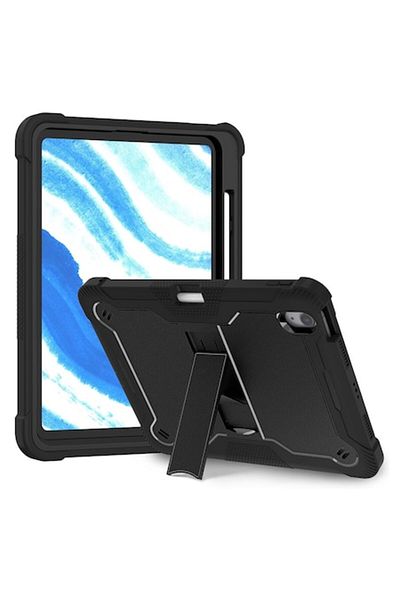 CLOUD Husa compatibila cu iPad Air 11 2024/Air 11 2025 + Folie, Safe, S53, Premium Lexgard, Pitch Bl