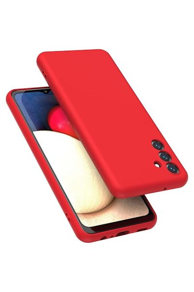 SOHO Protective Case for Samsung Galaxy S23 FE, Liquid Silicone, Red