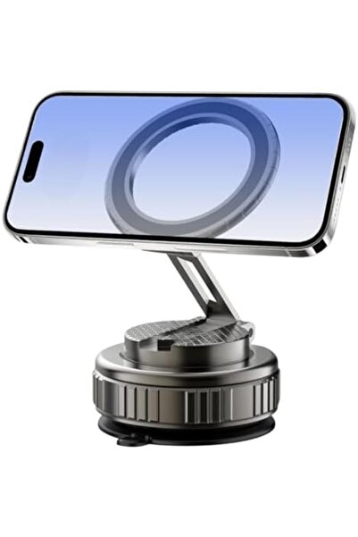 MOTRK حامل جوال مغناطيسي للسيارة مع كوب شفط للوحة القيادة والزجاج الأمامي، قا...