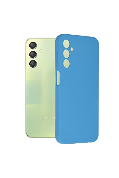 OEM Husă de protecție pentru Samsung Galaxy A24, UltraX, Soft Edge Silicone Flex, G1450, Albastră