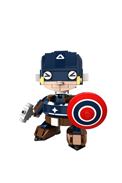 NİCE Blue Soldier construction set - superhero with shield, 226 pieces