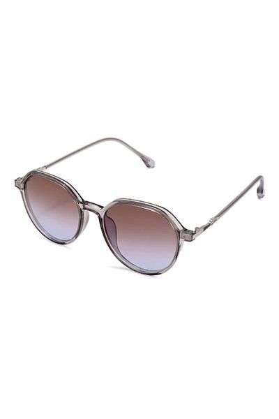 GERICOM Sunglasses for Women, Polarized, Plastic, Pantos Style, Gray/Blue