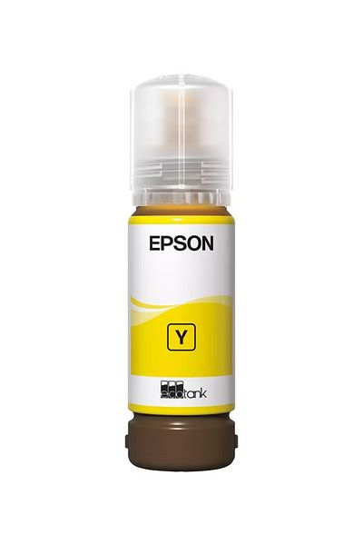 EPSON 108 EcoTank Yellow Ink Bottle 70ml for L8050 & L18050 Printers – Up to 2100 Pages