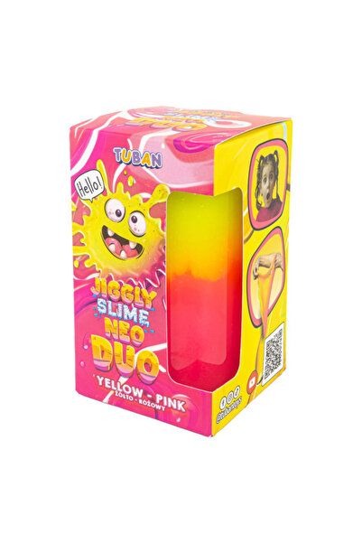 Tuban Set DIY experimente JIGGLY SLIME NEO DUO, GALBEN-ROZ