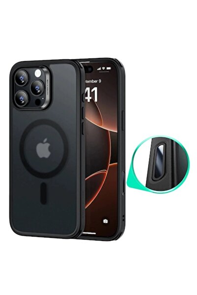 CLOUD Husa pentru iPhone 16 Pro Max, V66, Poliuretan, Frosted Black