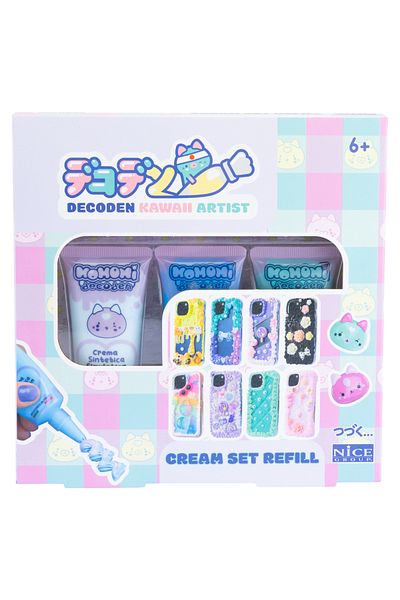 NİCE Decoden Paste Refill Kit – 3 colorful tubes for DIY kawaii decoration