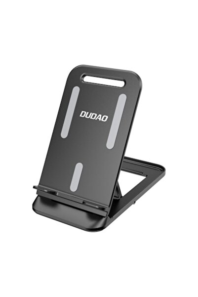 DUDAO Suport de birou pentru telefon sau tabletă, metal, Negru