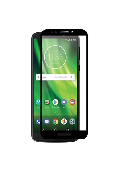 OEM Protective screen for Moto G6 Play, full-screen, 9H resistance, tempered glass, black
