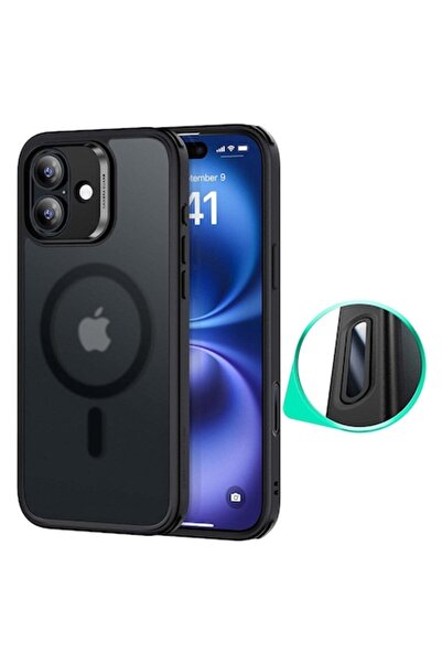 CLOUD Husa pentru iPhone 16, V61, Poliuretan, Frosted Black