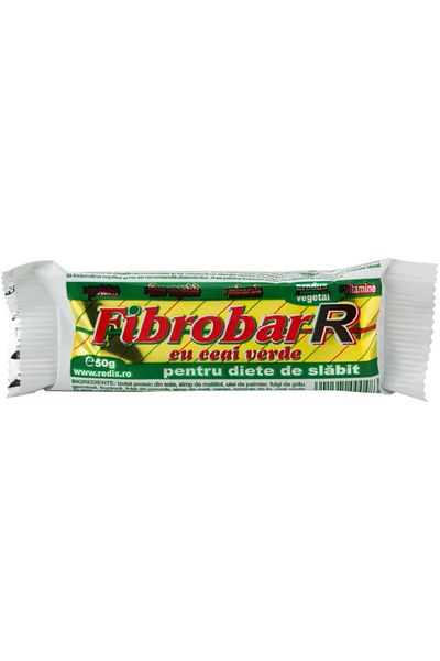 Redis FIBROBAR BATON PENTRU SLABIT CU CEAI VERDE 50G