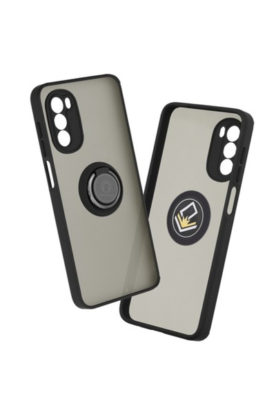 OEM Carcasă pentru Motorola Moto G52 4G/Moto G82 5G, Metal, Negru