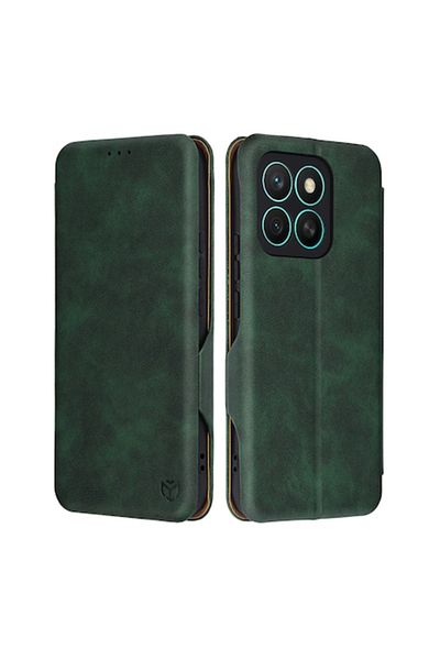 CLOUD Husa pentru Honor X8c, Z57, Piele ecologica, Green