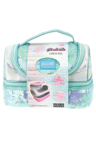 NİCE Girabrilla lunch box – quilted thermal box with reversible sequins and waterproof interior