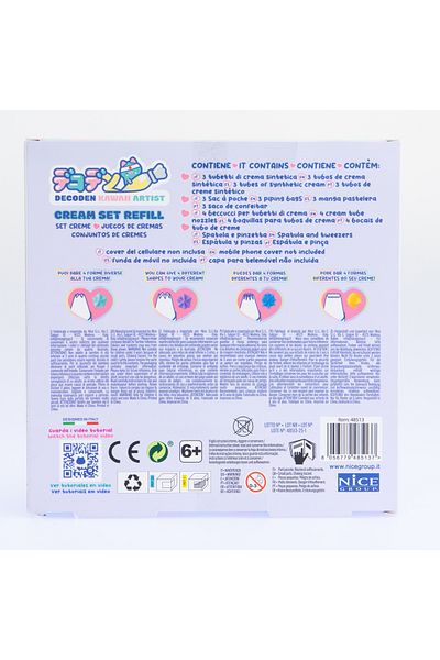NİCE Decoden Paste Refill Kit – 3 colorful tubes for DIY kawaii decoration
