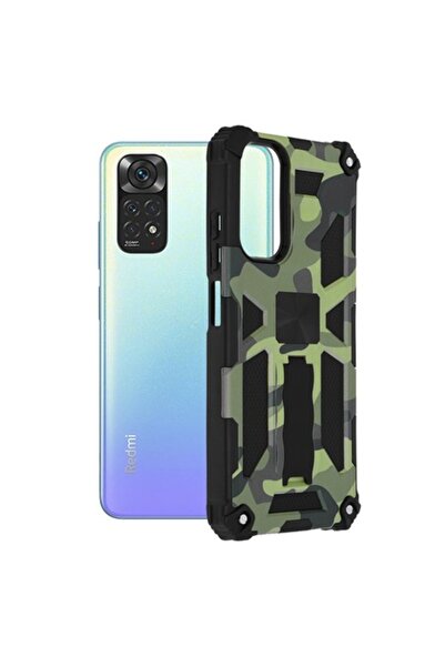 OEM Case for Xiaomi Redmi Note 11 / Note 11S, Techsuit Blazor Series, Camo Lime