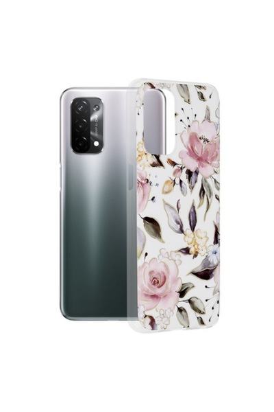OEM Husa για Oppo A54 5G, Techsuit Marble Series, Chloe White