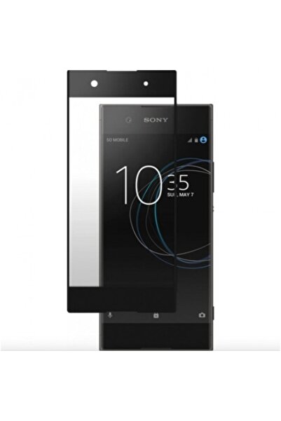 OEM Sticlă de protecție compatibilă cu Sony Xperia XA2, sticlă 3D, ultra-rezistentă (9H), neagră-transparentă