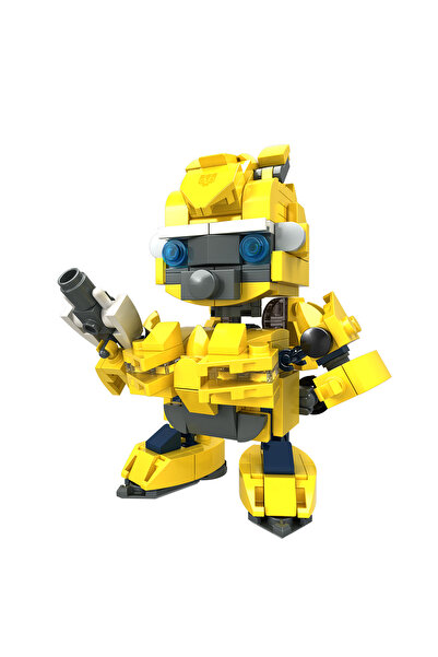 NİCE Yellow Robot construction set - transformable hero, 221 pieces