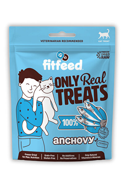 fitfeed Freeze-dried Çiğ Hamsi Kedi Ödül Maması 40g