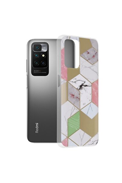 Modo Carcasă compatibilă cu Xiaomi Redmi 10 (2021/2022) - Purple Hex, reziste...