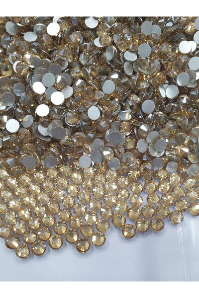 HALL BREATHE Bal Rengi Gold Rhinestone Taş, 50 Gram, 1440 Adet, Yapıştırmalı,...