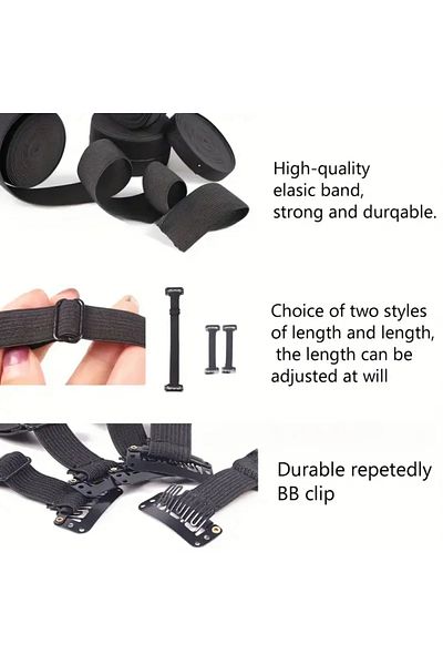zeinapp 1Pc Adjustable Elastic Band Invisible Adjustable Face Eye Lifting Belt Self-Buckle