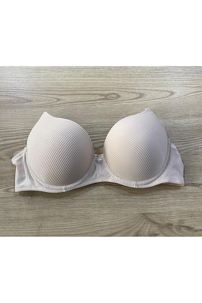Pardon Patterned Supported Tubular Bra 625
