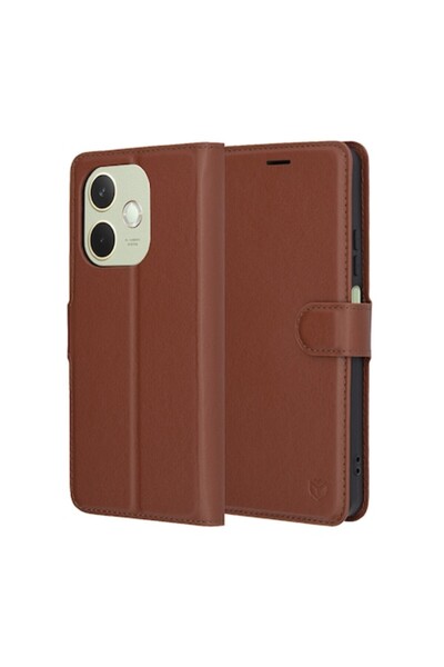 CLOUD Husa pentru Oppo A5 Pro 4G/A5 Pro 5G, Y51, Piele ecologica, Brown